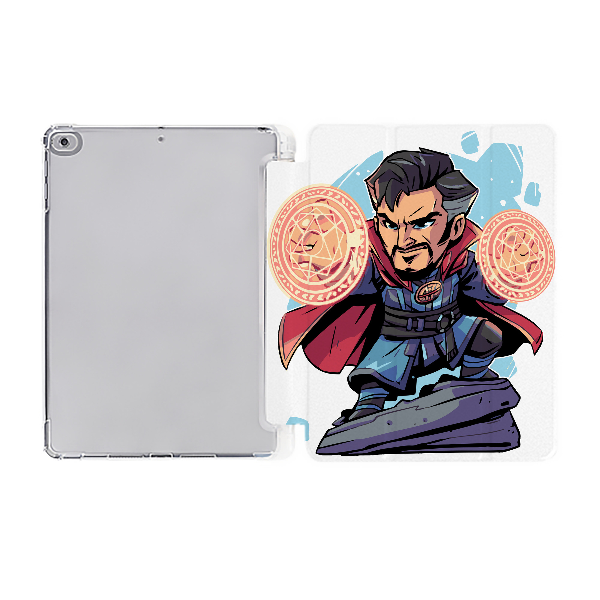 （画像用） アベンジャーズ The Avengers IPad ケース ペン収納付き 三つ折りスタンド PUレザー×シリコン 対応機種9.5/10.5/10.9インチ